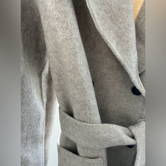 Double side reversible 100% wool coat - Picture 7 of 11